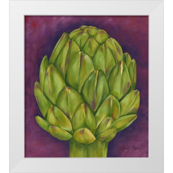 Goldberger, Jennifer 12x13 White Modern Wood Framed Museum Art Print Titled - Artichoke