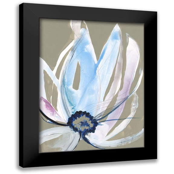 Goldberger, Jennifer 12x14 Black Modern Framed Museum Art Print Titled - Floral Focus I