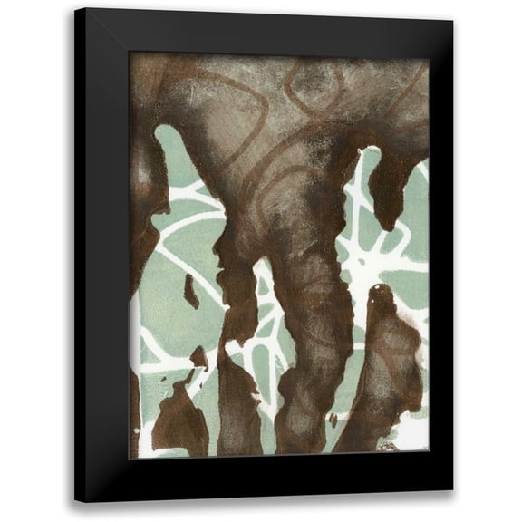 Goldberger, Jennifer 12x14 Black Modern Framed Museum Art Print Titled - Silhouette Reversal I