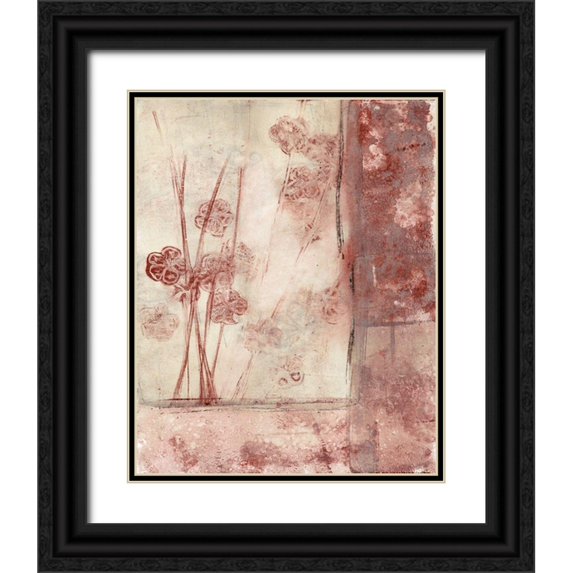 Goldberger, Jennifer 12x14 Black Ornate Wood Framed with Double Matting Museum Art Print Titled - Framed Blossoms II