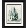 thumbnail image 1 of Goldberger, Jennifer 12x14 Black Ornate Wood Framed with Double Matting Museum Art Print Titled - Misty Winter I, 1 of 4