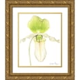 thumbnail image 1 of Goldberger, Jennifer 12x14 Gold Ornate Wood Framed with Double Matting Museum Art Print Titled - Small Orchid Beauty IV, 1 of 4