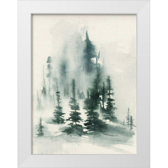 Goldberger, Jennifer 12x14 White Modern Wood Framed Museum Art Print Titled - Misty Winter I
