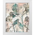 thumbnail image 1 of Goldberger, Jennifer 12x14 White Modern Wood Framed Museum Art Print Titled - Negative Space Floral I, 1 of 4