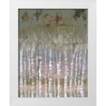 thumbnail image 1 of Goldberger, Jennifer 12x14 White Modern Wood Framed Museum Art Print Titled - Pastel Birchline II, 1 of 4