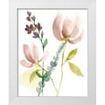 thumbnail image 1 of Goldberger, Jennifer 12x14 White Modern Wood Framed Museum Art Print Titled - Pastel Flower Composition I, 1 of 4