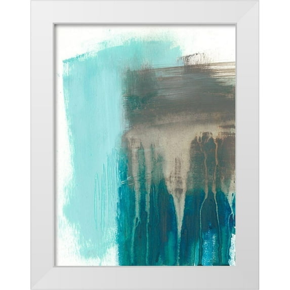 Goldberger, Jennifer 12x14 White Modern Wood Framed Museum Art Print Titled - Serenity Falls I