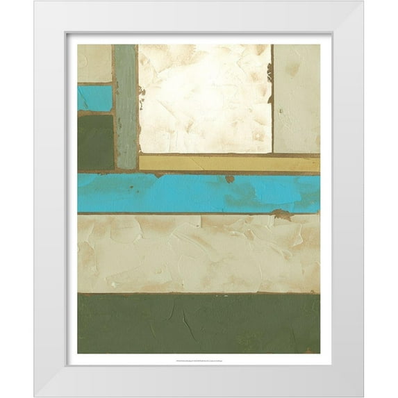 Goldberger, Jennifer 12x14 White Modern Wood Framed Museum Art Print Titled - Weathered Paneling II