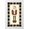 thumbnail image 1 of Goldberger, Jennifer 12x18 White Modern Wood Framed Museum Art Print Titled - Jolly Santa, 1 of 4