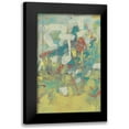 thumbnail image 1 of Goldberger, Jennifer 13x18 Black Modern Framed Museum Art Print Titled - Graffiti Abstract II, 1 of 5