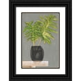 thumbnail image 1 of Goldberger, Jennifer 13x18 Black Ornate Wood Framed with Double Matting Museum Art Print Titled - Frond in Vase II, 1 of 4