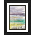 thumbnail image 1 of Goldberger, Jennifer 13x18 Black Ornate Wood Framed with Double Matting Museum Art Print Titled - Purple Coast II, 1 of 4