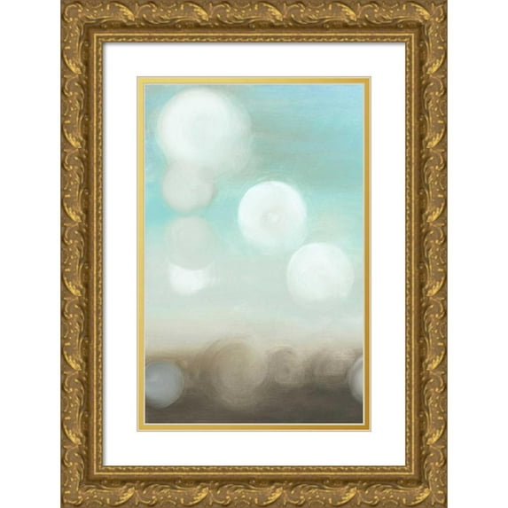 Goldberger, Jennifer 13x18 Gold Ornate Wood Framed with Double Matting Museum Art Print Titled - Dewdrops I