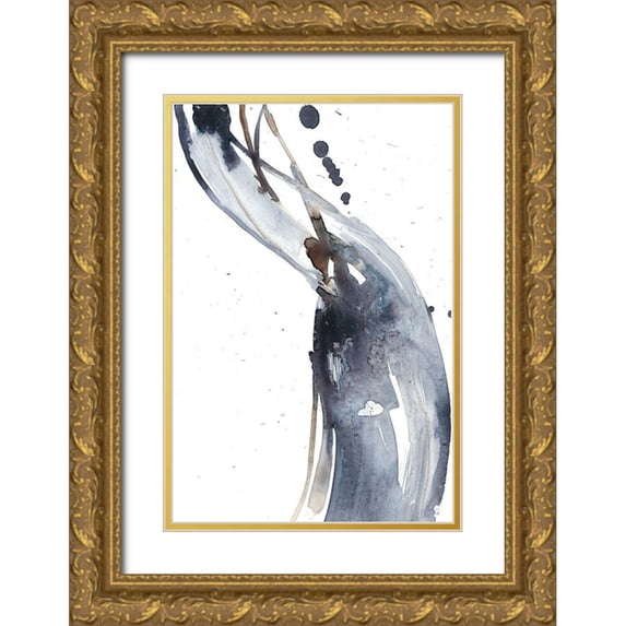 Goldberger, Jennifer 13x18 Gold Ornate Wood Framed with Double Matting Museum Art Print Titled - Paynes Twist I
