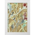 thumbnail image 1 of Goldberger, Jennifer 13x18 White Modern Wood Framed Museum Art Print Titled - Flowers on Ochre II, 1 of 4
