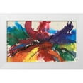 thumbnail image 1 of Goldberger, Jennifer 14x10 White Modern Wood Framed Museum Art Print Titled - Twisting Rainbow II, 1 of 4