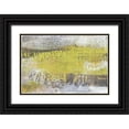 thumbnail image 1 of Goldberger, Jennifer 14x11 Black Ornate Wood Framed with Double Matting Museum Art Print Titled - Yellow and Grey Serenity I, 1 of 4