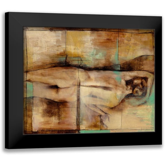 Goldberger, Jennifer 14x12 Black Modern Framed Museum Art Print Titled - Abstract Proportions III