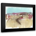 thumbnail image 1 of Goldberger, Jennifer 14x12 Black Modern Framed Museum Art Print Titled - Horizon Schematic I, 1 of 5