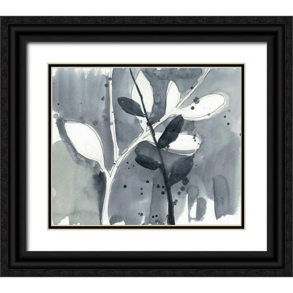 Goldberger, Jennifer 14x12 Black Ornate Wood Framed with Double Matting Museum Art Print Titled - Branch Contours IX