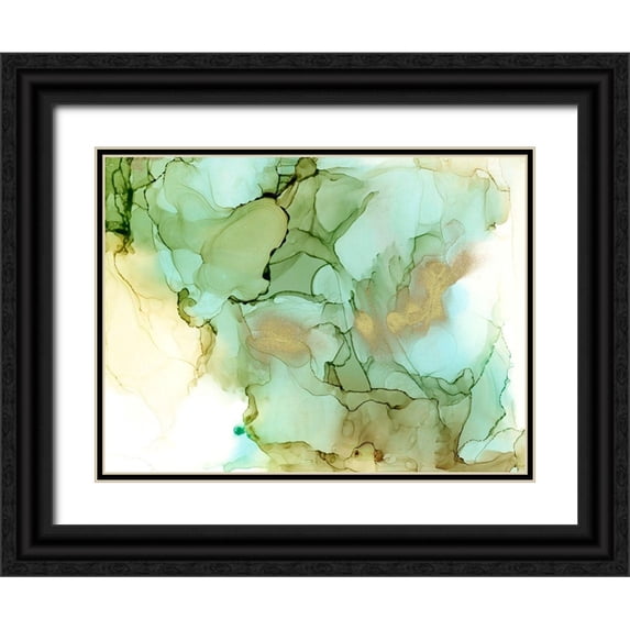 Goldberger, Jennifer 14x12 Black Ornate Wood Framed with Double Matting Museum Art Print Titled - Spa Cavern I