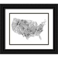 thumbnail image 1 of Goldberger, Jennifer 14x12 Black Ornate Wood Framed with Double Matting Museum Art Print Titled - United Matrix, 1 of 4