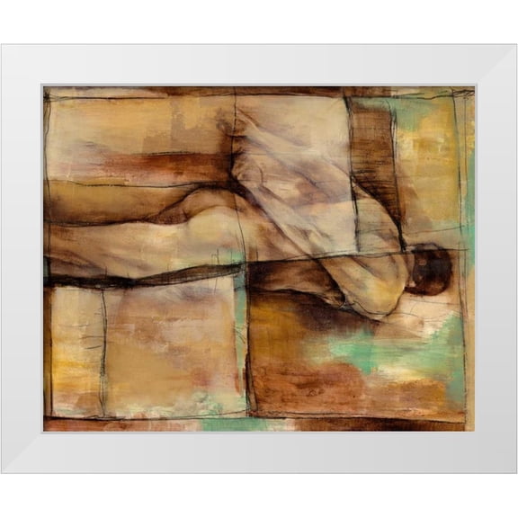 Goldberger, Jennifer 14x12 White Modern Wood Framed Museum Art Print Titled - Abstract Proportions I