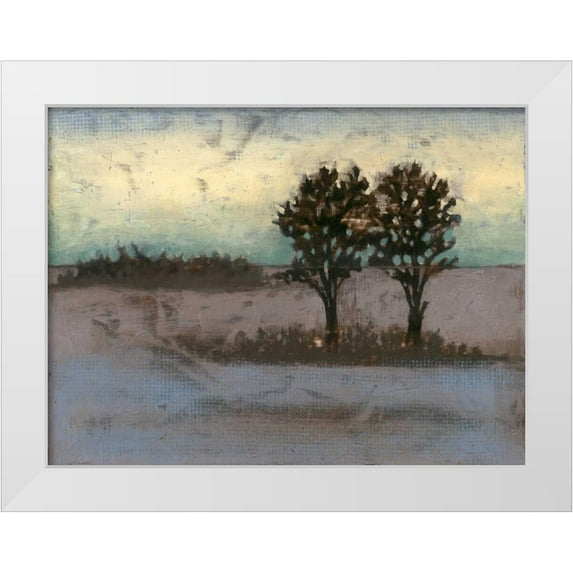 Goldberger, Jennifer 14x12 White Modern Wood Framed Museum Art Print Titled - Rustic Meadow II
