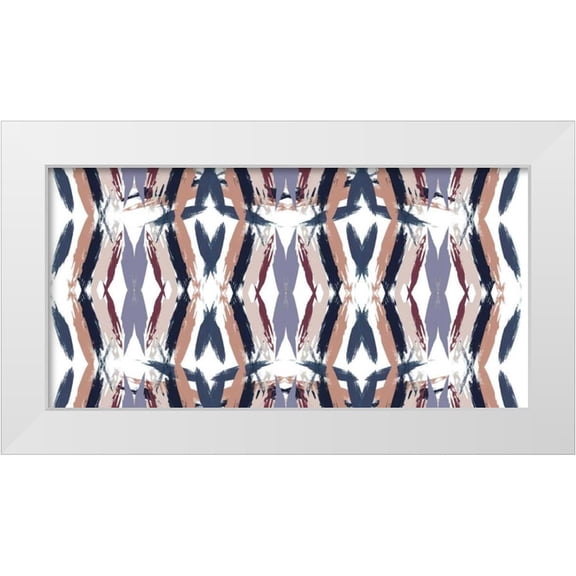 Goldberger, Jennifer 14x9 White Modern Wood Framed Museum Art Print Titled - Mirror Mirror IV
