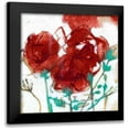 thumbnail image 1 of Goldberger, Jennifer 15x15 Black Modern Framed Museum Art Print Titled - Flower Expression I, 1 of 5