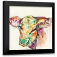 thumbnail image 1 of Goldberger, Jennifer 15x15 Black Modern Framed Museum Art Print Titled - Hi Fi Farm Animals I, 1 of 5