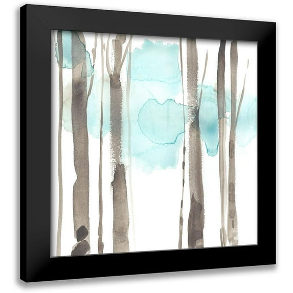 Goldberger, Jennifer 15x15 Black Modern Framed Museum Art Print Titled - Snow Line IX