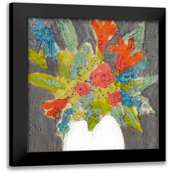Goldberger, Jennifer 15x15 Black Modern Framed Museum Art Print Titled - Susans Garden I