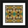 thumbnail image 1 of Goldberger, Jennifer 15x15 Black Ornate Wood Framed with Double Matting Museum Art Print Titled - Circular Repeat I, 1 of 4