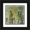 thumbnail image 1 of Goldberger, Jennifer 15x15 Black Ornate Wood Framed with Double Matting Museum Art Print Titled - Flower Field I, 1 of 4