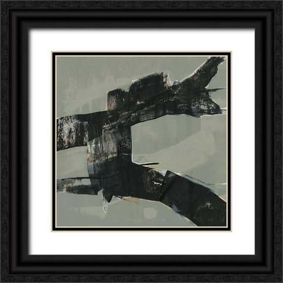 Goldberger, Jennifer 15x15 Black Ornate Wood Framed with Double Matting Museum Art Print Titled - Ode an Kline VI