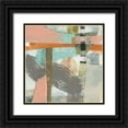 thumbnail image 1 of Goldberger, Jennifer 15x15 Black Ornate Wood Framed with Double Matting Museum Art Print Titled - Playful Collage I, 1 of 4