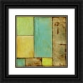 thumbnail image 1 of Goldberger, Jennifer 15x15 Black Ornate Wood Framed with Double Matting Museum Art Print Titled - Stained Glass Window II, 1 of 4