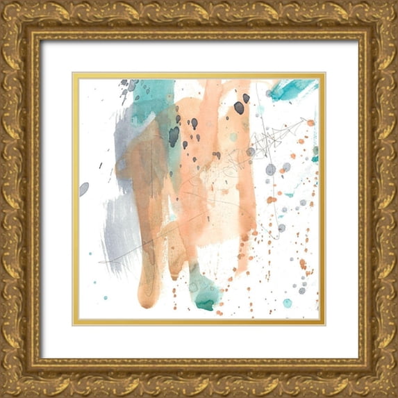 Goldberger, Jennifer 15x15 Gold Ornate Wood Framed with Double Matting Museum Art Print Titled - Electric Youth IV