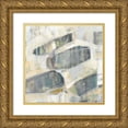 thumbnail image 1 of Goldberger, Jennifer 15x15 Gold Ornate Wood Framed with Double Matting Museum Art Print Titled - Grey Orbs II, 1 of 4
