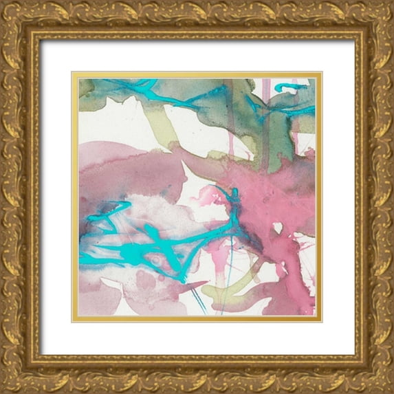 Goldberger, Jennifer 15x15 Gold Ornate Wood Framed with Double Matting Museum Art Print Titled - Macro Zoom III