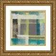 thumbnail image 1 of Goldberger, Jennifer 15x15 Gold Ornate Wood Framed with Double Matting Museum Art Print Titled - Overspray II, 1 of 4