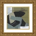 thumbnail image 1 of Goldberger, Jennifer 15x15 Gold Ornate Wood Framed with Double Matting Museum Art Print Titled - Puzzle in Neutrals II, 1 of 4