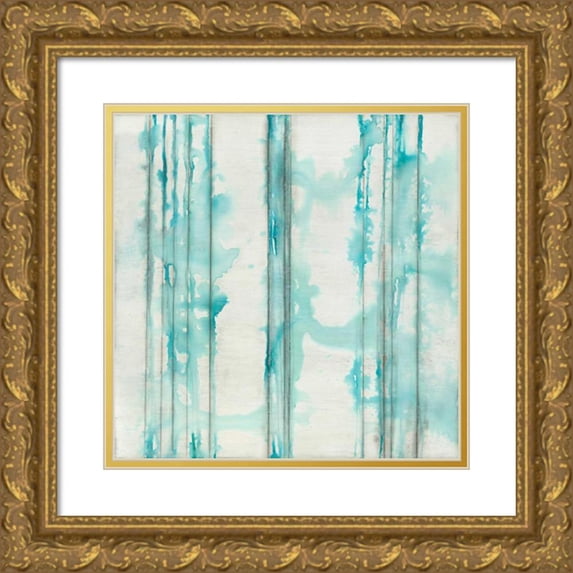 Goldberger, Jennifer 15x15 Gold Ornate Wood Framed with Double Matting Museum Art Print Titled - Visible Sound II