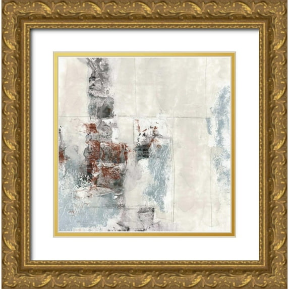 Goldberger, Jennifer 15x15 Gold Ornate Wood Framed with Double Matting Museum Art Print Titled - White Wash II