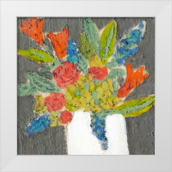 Goldberger, Jennifer 15x15 White Modern Wood Framed Museum Art Print Titled - Susans Garden II