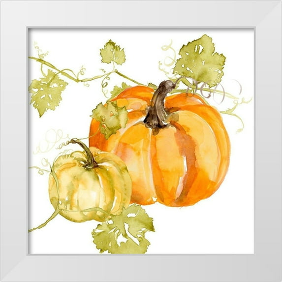 Goldberger, Jennifer 15x15 White Modern Wood Framed Museum Art Print Titled - Watercolor Harvest I