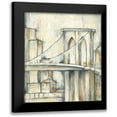 thumbnail image 1 of Goldberger, Jennifer 15x17 Black Modern Framed Museum Art Print Titled - Urban Bridgescape I, 1 of 5