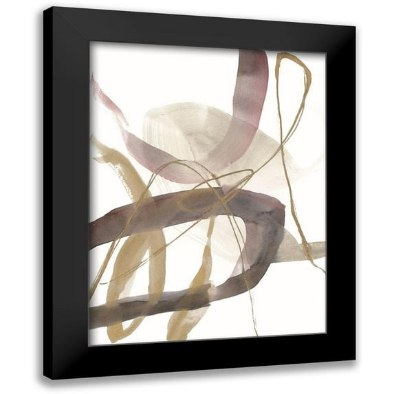 Goldberger, Jennifer 15x18 Black Modern Framed Museum Art Print Titled - A Hint of Plum I