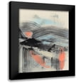 thumbnail image 1 of Goldberger, Jennifer 15x18 Black Modern Framed Museum Art Print Titled - Embellished Twisting Range I, 1 of 5